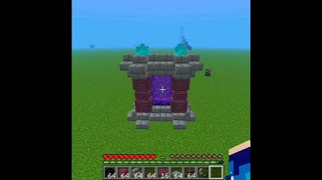 Minecraft Viral Nether Portal Design Tutorial #Shorts