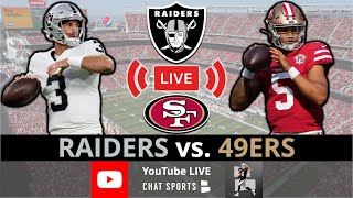 Raiders vs. 49ers Live Streaming Scoreboard, Free Play-By-Play, Highlights