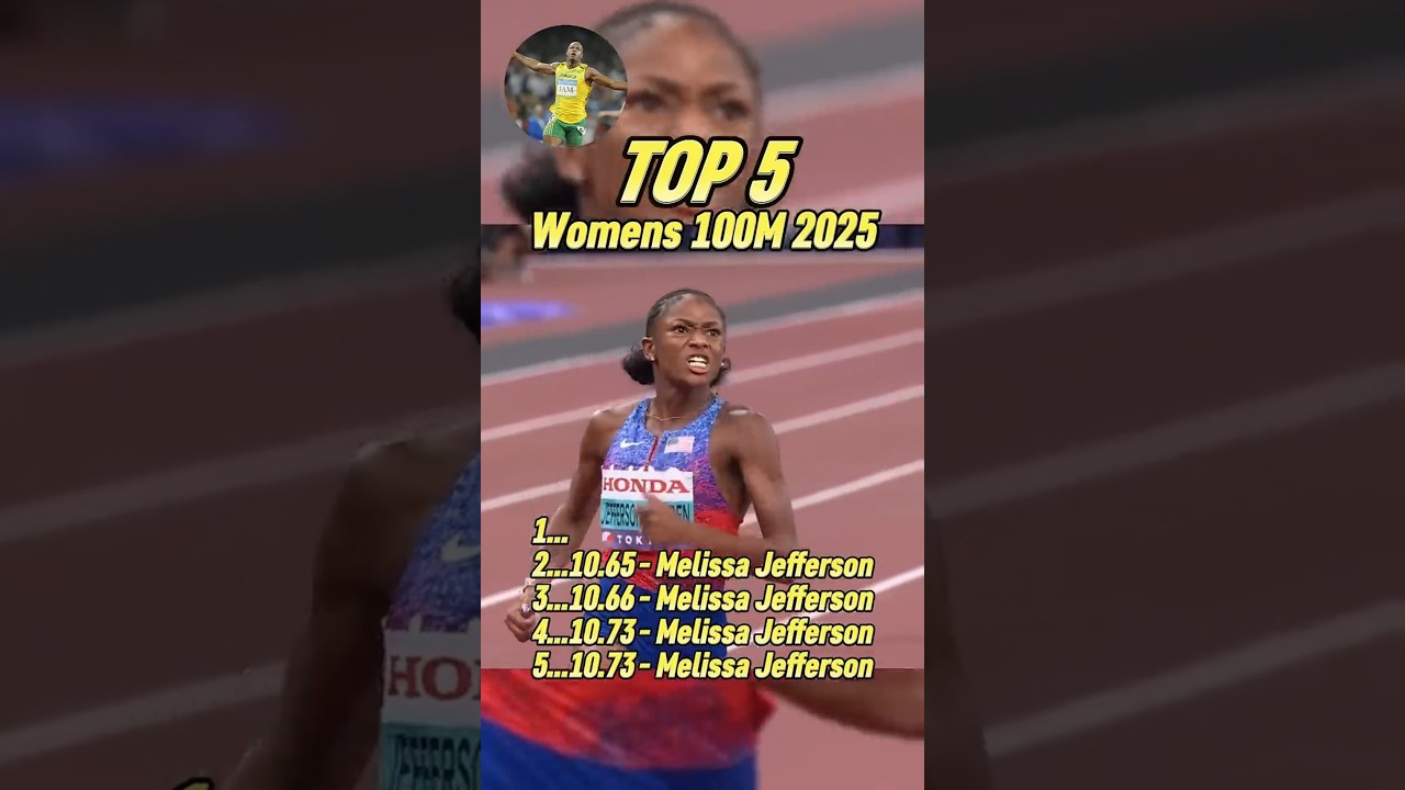 Top 5 Fastest Women’s 100m Sprinters In 2025 Season!