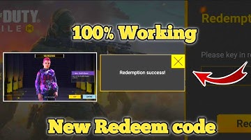 Working Character Redeem code codm 2022 | cod mobile Redeem code | Call of duty mobile Redeem code
