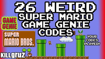 26 WEIRD Super Mario Game Genie Codes - Killgruz
