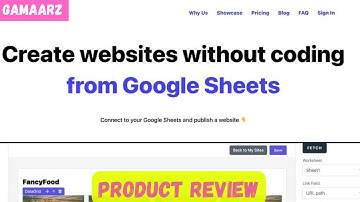 SiteFast Review, Demo + Tutorial I Create websites without coding from Google Sheets
