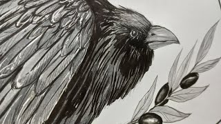 Inktober2021 #5Raven