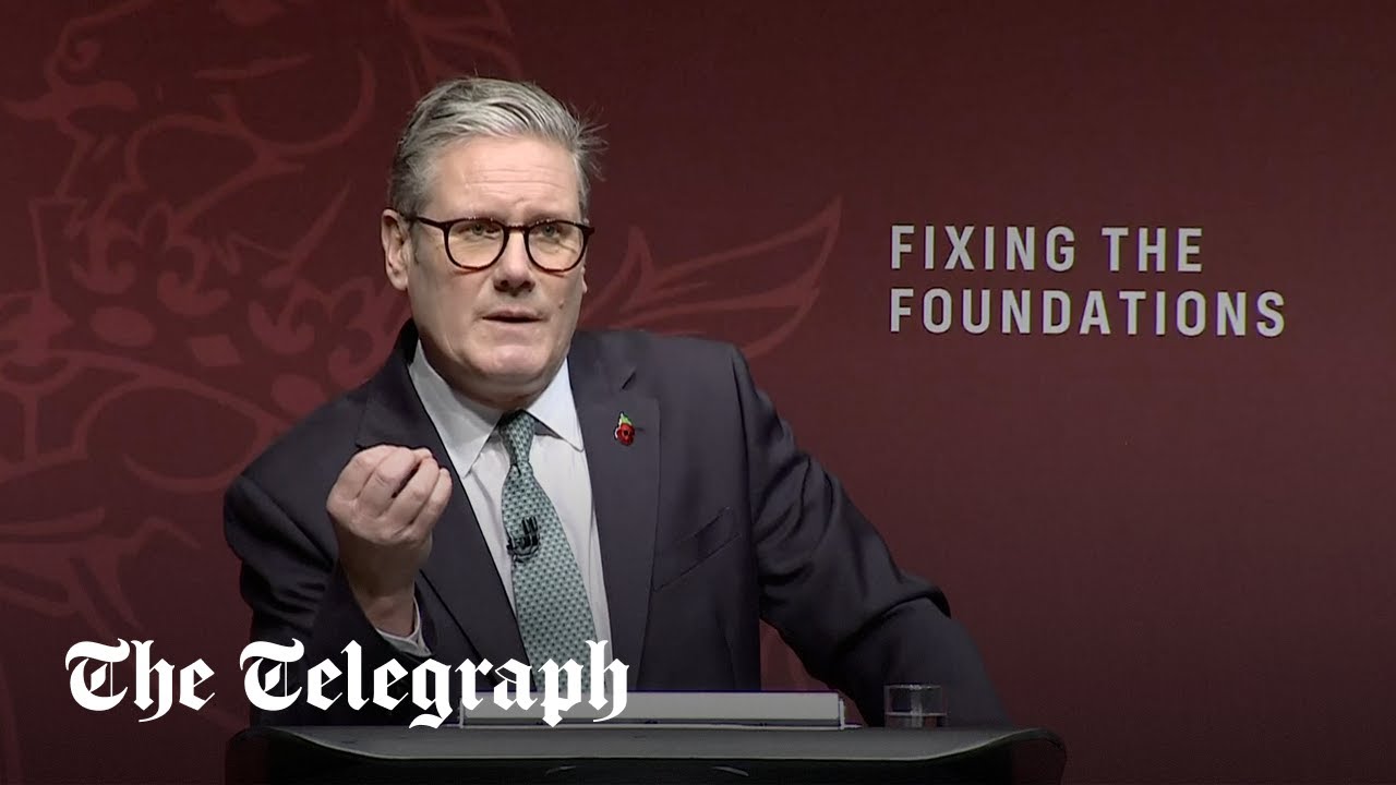 In full: Sir Keir Starmer delivers speech ahead of Autumn Budget - YouTube