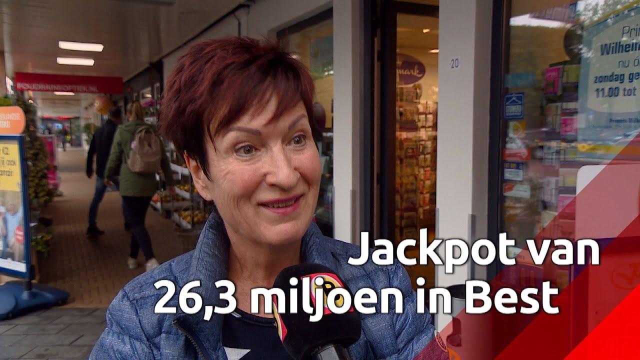 Mega Jackpot van de Staatsloterij valt in Best: 26,3 miljoen