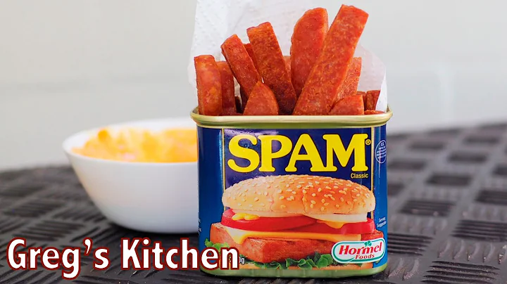 HOW TO MAKE SPAM FRIES WITH SRIRACHA DIPPING SAUCE...