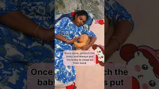 Breastfeeding in side lying position #breastfeeding #csec mom #tips #newborn #sidelyingposition