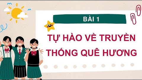 Giáo án powerpoint Bài 1: Tự hào về truyền thống quê hương | GA điện tử GDCD 7 Kết nối tri thức