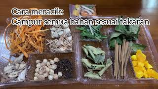 Cara Meracik Wedang Uwuh