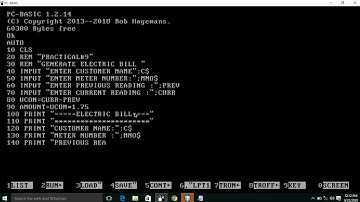 practical# 9 || To prepare electric bill || class 9 || GWBASIC || KarachiBoard || Hindi || sfAcademy