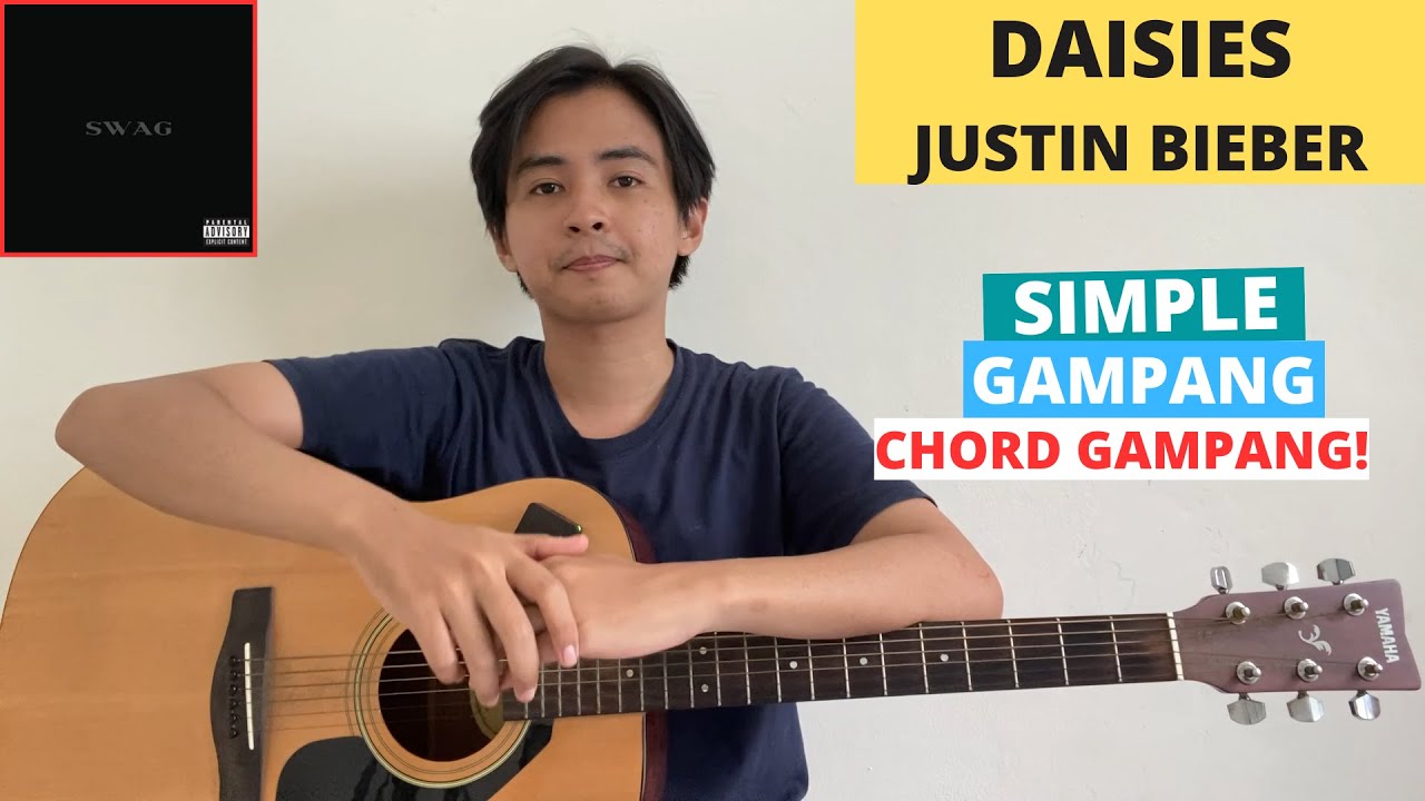 CHORD SIMPLE GAMPANG (Daisies - Justin Bieber) (Tutorial Gitar) VIRAL! CHORD SIMPLE GAMPANG (Daisies - Justin Bieber) (Tutorial Gitar) VIRAL!