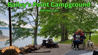 Bailey's Point Campground, Scottsville Ky. Site by Site Tour