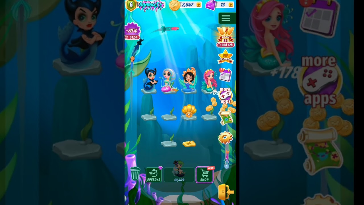 Fairy Merge Mermaid house Level1 level6 Ang cute nila tingnan 