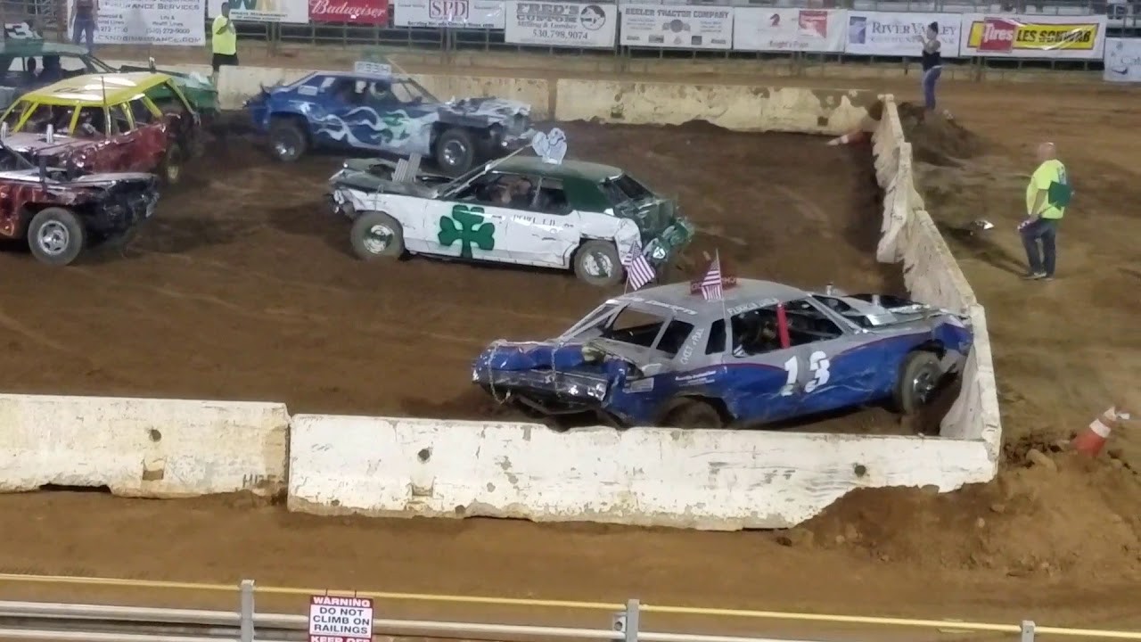 Fantastic Demolition Derby Best in California YouTube