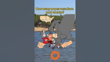 How many popes were from your country? #map #history #mapping #geography #europe #europemap
