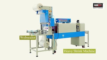 wrapping machine for bottles semi auto / web sealer  call +919317905181