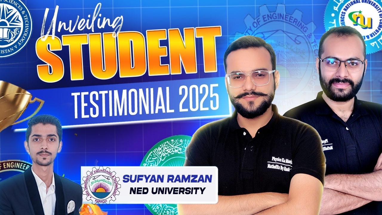 Success Story Ft. Sufyan Ramzan Top Position – NED University 2025 ...