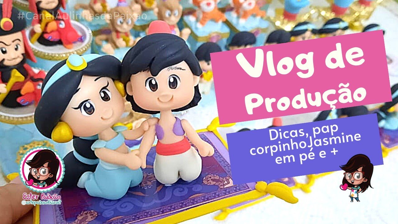 Vlogão de produção tema Aladdin e Jasmine + Dicas e promoção Simone moldes 16/02/21