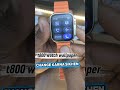 How to Set Wallpaper in T800 Ultra Smartwatch #shorts #shortsfeed #viralvideo #trendingshorts
