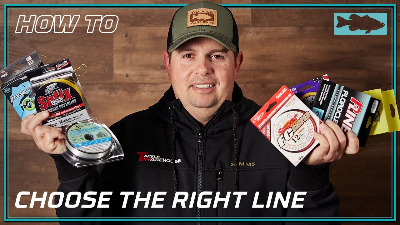 Choosing Fishing Line: Monofilament vs Braid vs Fluorocarbon, Video