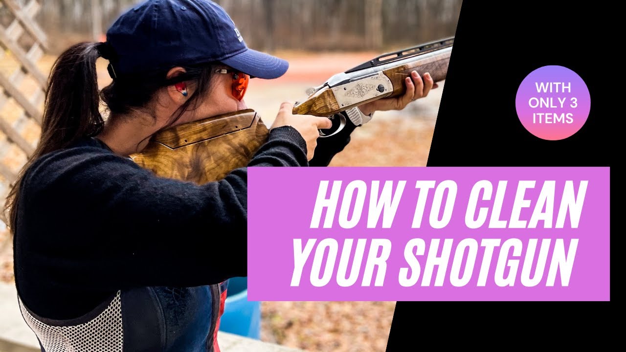 How to clean a shotgun in three easy steps - YouTube