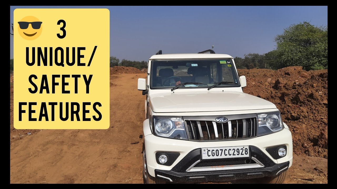 Bolero 3 safety / unique features  bolero b6 bs6 2021