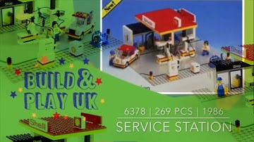 Classic Lego Build Series - 6378 -  Service Station