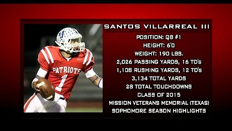 Mission Veterans QB #1 Santos Villarreal (Sophomor...