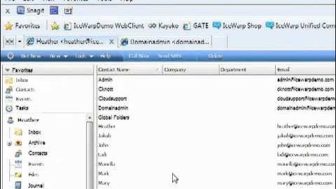 IceWarp Server 10.2 - Using Groups and Public Folders