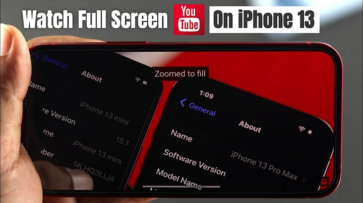 Fixed: YouTube Video Won't Go Full Screen on iPhone 13 Pro Max / Mini [iOS 15]