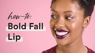 How to Create A Bold Fall Makeup Look Featuring A Dark Lip | Ulta Beauty