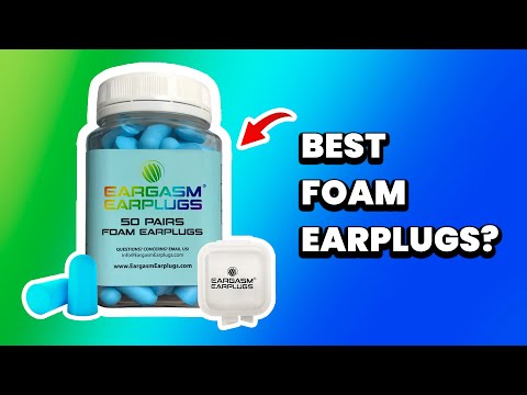 Video thumbnail: Eargasm Foam Earplugs Review: Maximum Noise Reduction for Sleep and Beyond
