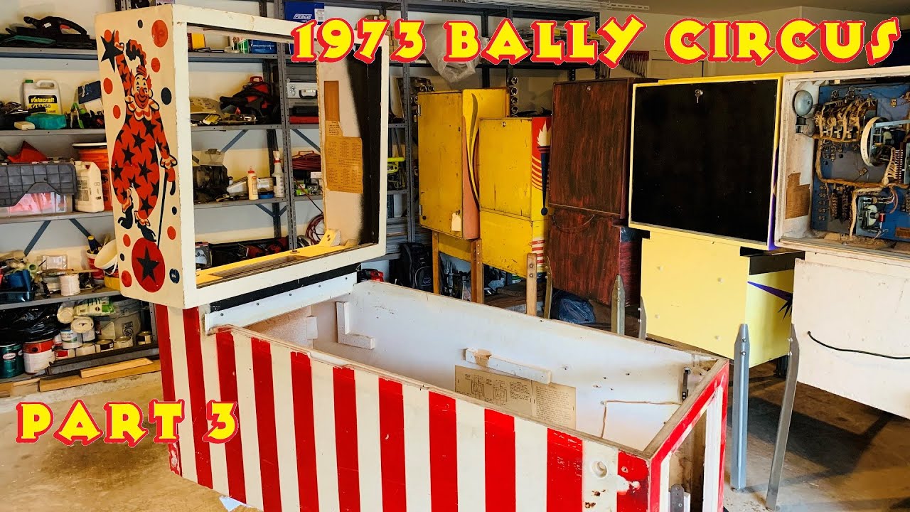 Gutting & Parts Haul - 1973 Bally Circus EM Pinball Machine Restoration - Part 3