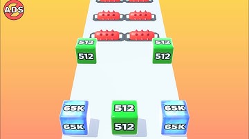 Jelly Run 2048 - All Levels Gameplay Android,ios game Mobile Game Max Level New Update #1012