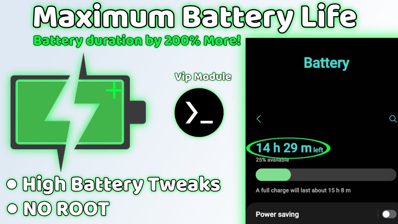 Unlock Extreme Battery Life🔋Boost Duration by 200% Without Root!