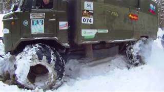 GAZ-66 extreme off road adventure in Siberia