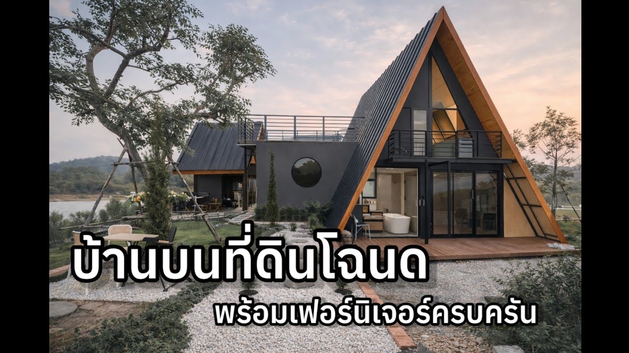 🏡 บ้านบนที่ดินโฉนดวิวเขา พร้อมเฟอร์นิเจอร์ และพื้นที่สวนพักผ่อนชมวิว | โพธาราม ราชบุรี