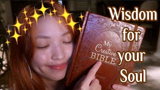 Christian ASMR - Reading Proverbs from the Bible for Wisdom Pt. 1 (whispers + triggers)