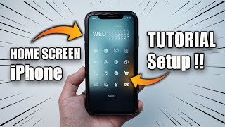 Ubah Tampilan Home screen iPhone - Widgets dan icon App!