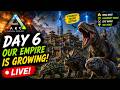 We Built a MONSTER Empire 😂🦖 | ARK: Survival Evolved LIVE