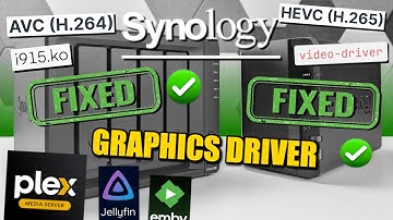 How To FIX Hardware Transcoding on Synology DS225+ & DS425+ NAS *Graphics Drivers SOLVED*