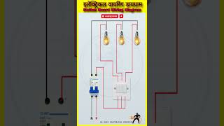 Electrical Wiring Diagram Explained ⚡ | House Wiring Basics | AL GAZI #wiringdiagram #ytshorts