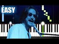 Welcome to the Internet - Bo Burnham - EASY Piano Tutorial by PlutaX