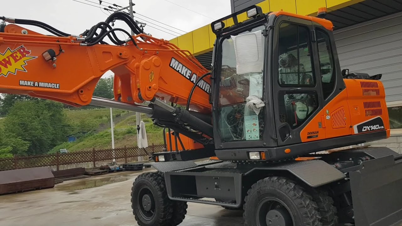 두인공작소- 두산DX140W-5L 준파워 3단붐 출시