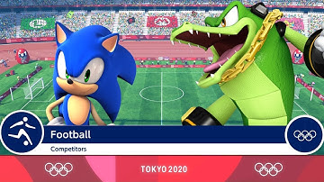 Mario & Sonic at the Tokyo 2020 Olympic Games - Sonic/Silver Vs. Vector/Knuckles