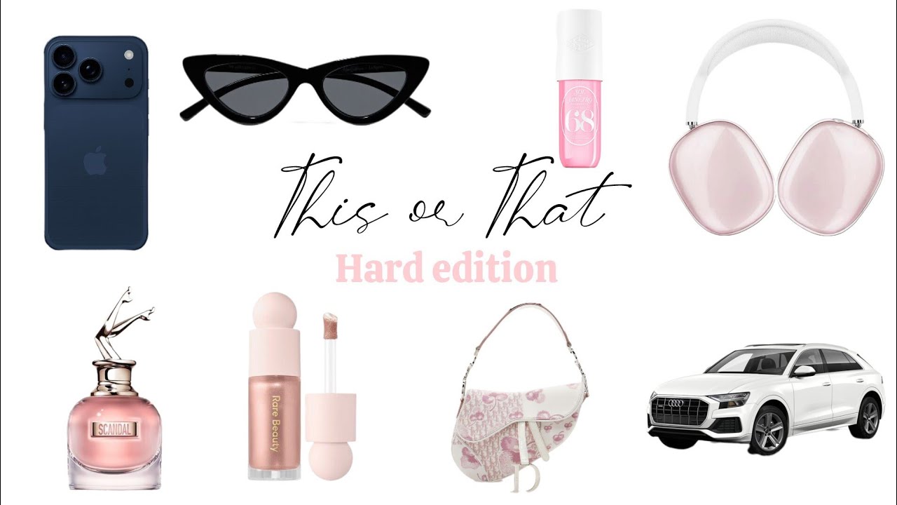 THIS or THAT! [Hard Choices Edition]✨🤍🎀