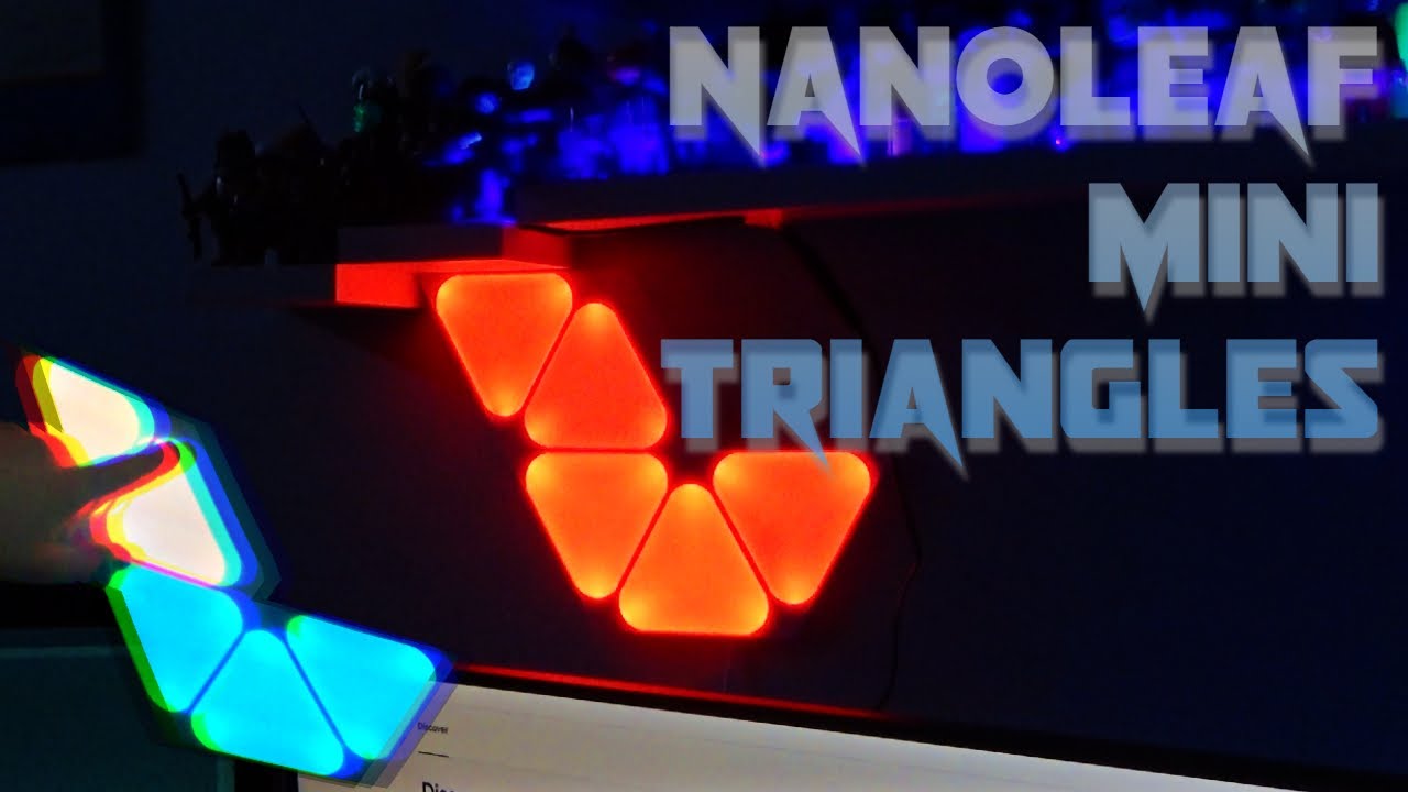 Nanoleaf Mini Triangles Review - YouTube