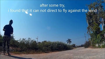 My bi-copter almost to gone with the wind