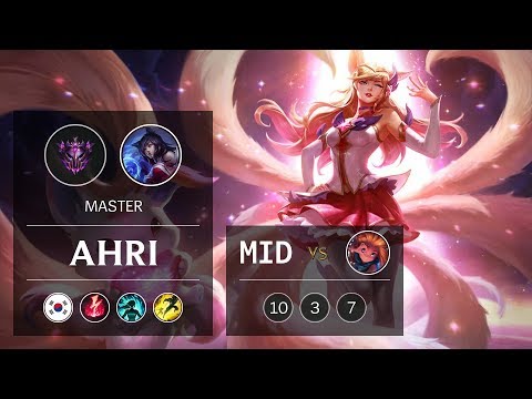 Ahri Mid Vs Zoe - KR Master Patch 9.6