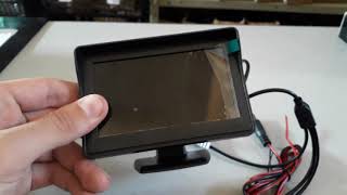 Monitor Tela 4.3 Polegadas 12V CD6375